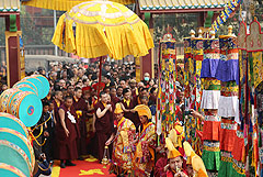 Karmapa at the Kagyu Monlam 2012