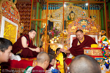 Gyalwa
                    Karmapa and Shamarpa