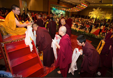 Gyalwa Karmapa at                   AIIMS Hospital