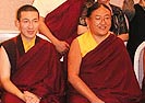 Gyalwa Karmapa meets Sakya Trinzin
                          Rinpoche