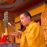 Empowerment of Amithayus (the Buddha of Long Life) by Thaye Dorje, His Holiness the 17th Gyalwa Karmapa. Photo / Magda Jungowska