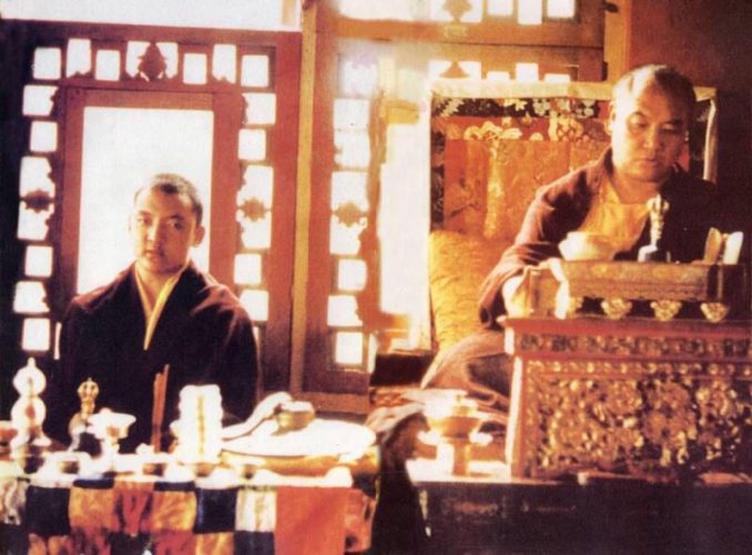 His Holiness the 16th Gyalwa Karmapa Rangjung Rigpe Dorje and His Holiness the 14th Kunzig Shamar Rinpoche Mipham Chokyi Lodro