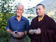 Karmapa and Lama Ole at the Europe Center in 2015