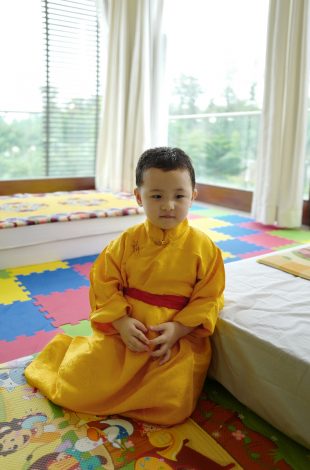 Thaye Dorje, His Holiness 17th Gyalwa Karmapa, is delighted to share glimpses of Thugseyla growing up, to celebrate his third birthday on 11th August 2021. Photo Courtesy - Karmapa