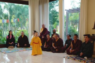 Thaye Dorje, His Holiness 17th Gyalwa Karmapa, is delighted to share glimpses of Thugseyla growing up, to celebrate his third birthday on 11th August 2021. Photo Courtesy - Karmapa