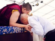 Thaye Dorje, His Holiness the 17th Gyalwa Karmapa, with Lama Ole Nydahl