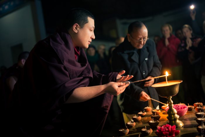 Thaye Dorje, His Holiness the 17th Gyalwa Karmapa, and Professor Sempa Dorje