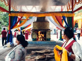 Cremation of Professor Sempa Dorje