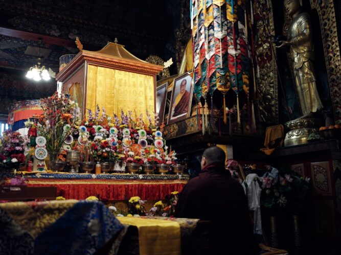 Thaye Dorje, His Holiness the 17th Gyalwa Karmapa, visits Ngor Monastery in Dehradun