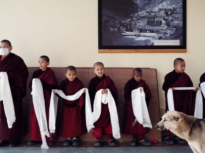 Thaye Dorje, His Holiness the 17th Gyalwa Karmapa, visits Ngor Monastery in Dehradun