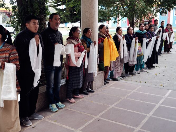 Thaye Dorje, His Holiness the 17th Gyalwa Karmapa, visits Ngor Monastery in Dehradun