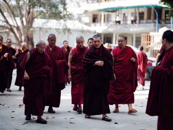 Thaye Dorje, His Holiness the 17th Gyalwa Karmapa, visits Ngor Monastery in Dehradun