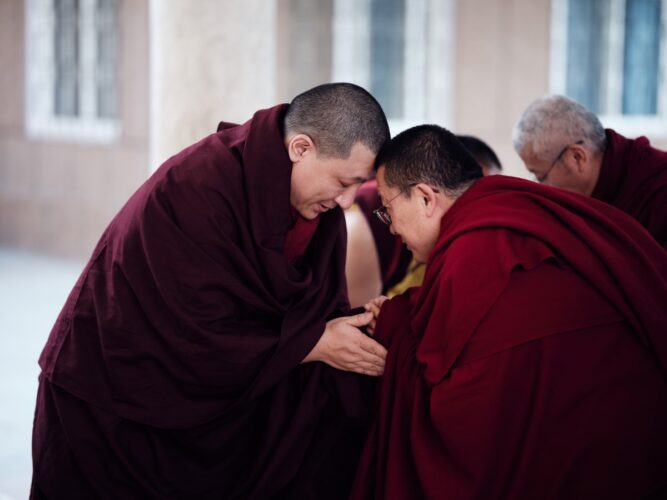 Thaye Dorje, His Holiness the 17th Gyalwa Karmapa, visits Ngor Monastery in Dehradun