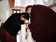 Karmapa bestows long life empowerment on HRH Ashi Chokyi Wangmo Wangchuck and family