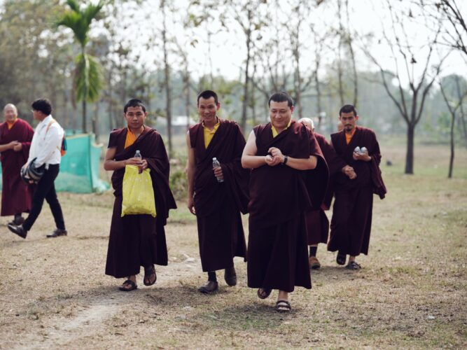 Thaye Dorje, His Holiness the 17th Gyalwa Karmapa, visits various projects and educational institutes. Photo / Tokpa Korlo