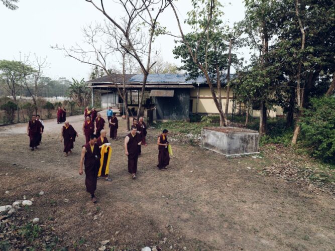 Thaye Dorje, His Holiness the 17th Gyalwa Karmapa, visits various projects and educational institutes. Photo / Tokpa Korlo