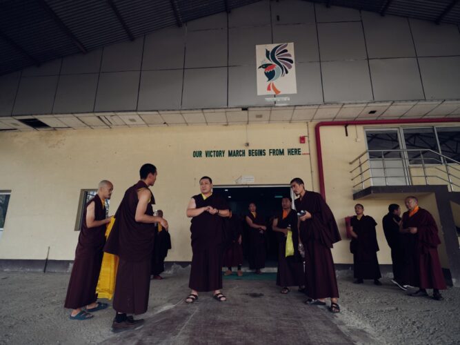 Thaye Dorje, His Holiness the 17th Gyalwa Karmapa, visits various projects and educational institutes. Photo / Tokpa Korlo