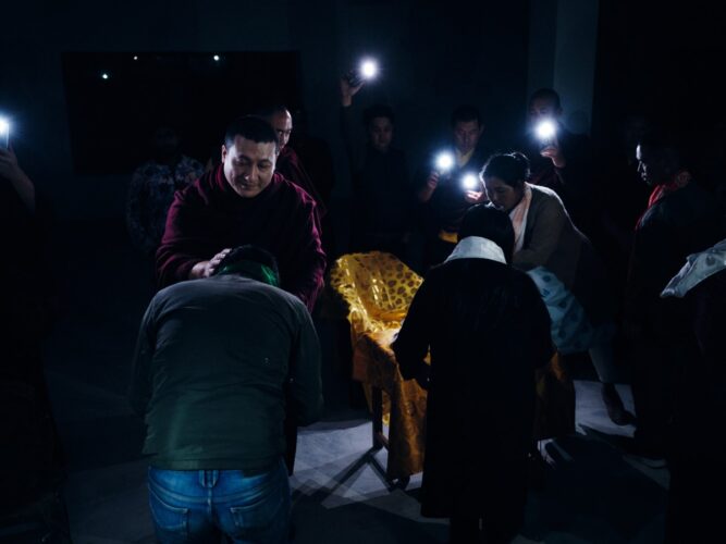 Thaye Dorje, His Holiness the 17th Gyalwa Karmapa, visits various projects and educational institutes. Photo / Tokpa Korlo