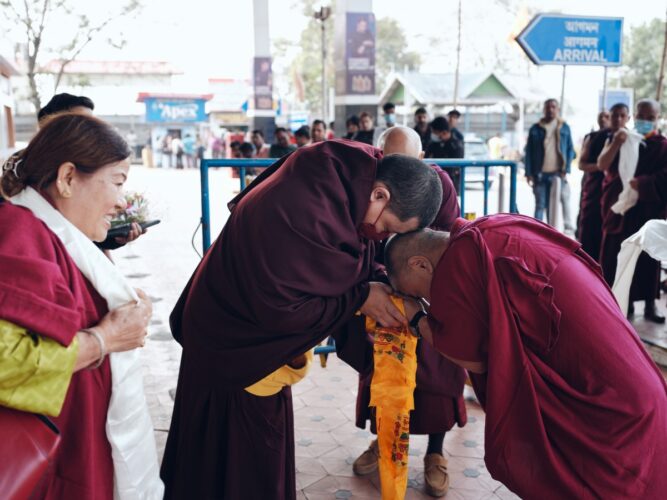 Thaye Dorje, His Holiness the 17th Gyalwa Karmapa, visits various projects and educational institutes. Photo / Tokpa Korlo