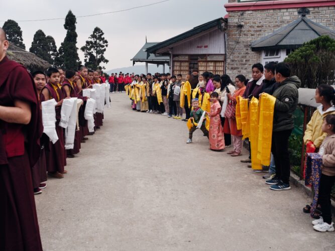 Thaye Dorje, His Holiness the 17th Gyalwa Karmapa, visits various projects and educational institutes. Photo / Tokpa Korlo