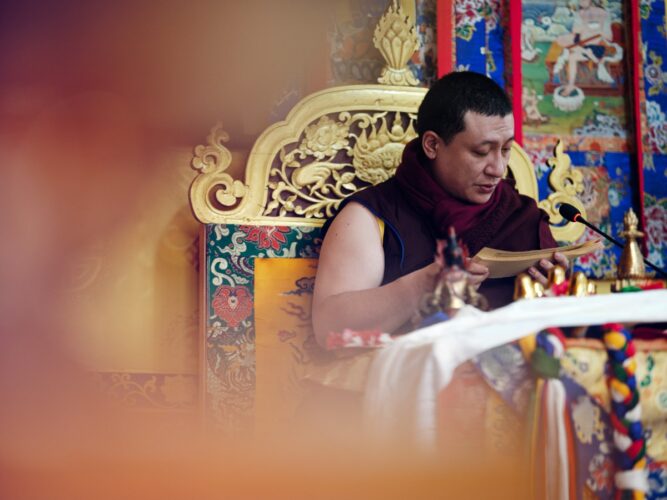 Thaye Dorje, His Holiness the 17th Gyalwa Karmapa, visits various projects and educational institutes. Photo / Tokpa Korlo