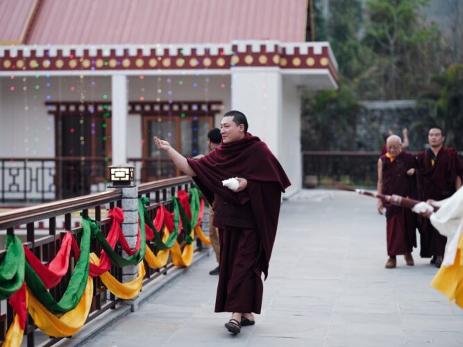 Thaye Dorje, His Holiness the 17th Gyalwa Karmapa, visits various projects and educational institutes. Photo / Tokpa Korlo