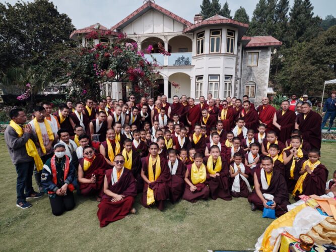 Thaye Dorje, His Holiness the 17th Gyalwa Karmapa, visits various projects and educational institutes. Photo / Tokpa Korlo