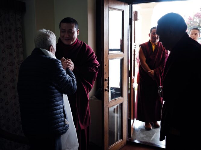 Thaye Dorje, His Holiness the 17th Gyalwa Karmapa, visits various projects and educational institutes. Photo / Tokpa Korlo