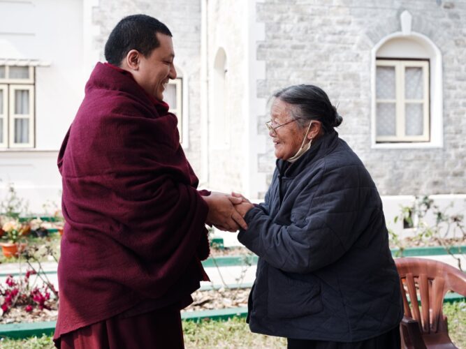 Thaye Dorje, His Holiness the 17th Gyalwa Karmapa, visits various projects and educational institutes. Photo / Tokpa Korlo