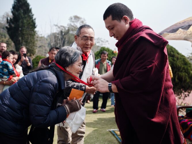 Thaye Dorje, His Holiness the 17th Gyalwa Karmapa, visits various projects and educational institutes. Photo / Tokpa Korlo