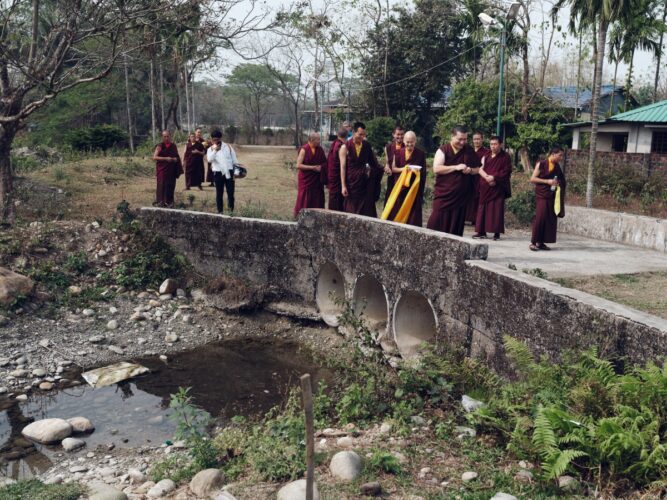 Thaye Dorje, His Holiness the 17th Gyalwa Karmapa, visits various projects and educational institutes. Photo / Tokpa Korlo