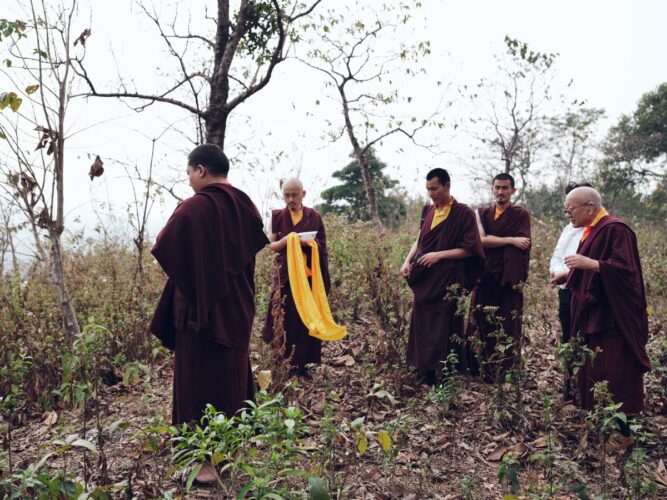 Thaye Dorje, His Holiness the 17th Gyalwa Karmapa, visits various projects and educational institutes. Photo / Tokpa Korlo