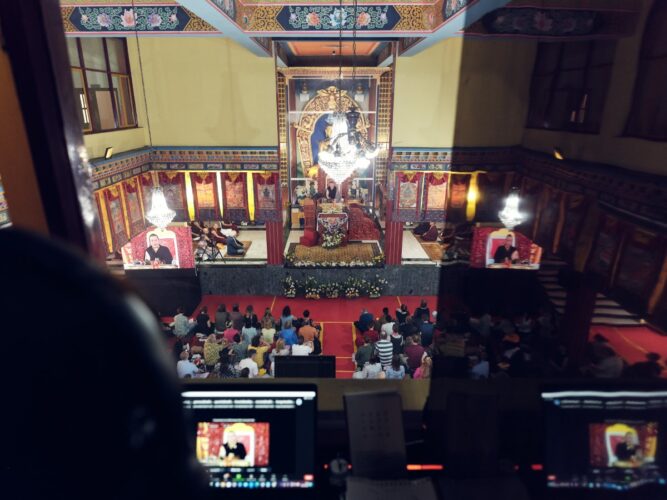 Thaye Dorje, His Holiness the 17th Gyalwa Karmapa, presided over the Karmapa Public Course 2023 at the Karmapa International Buddhist Institute (KIBI) from 3-10 March 2023. Photo / Tokpa Korlo