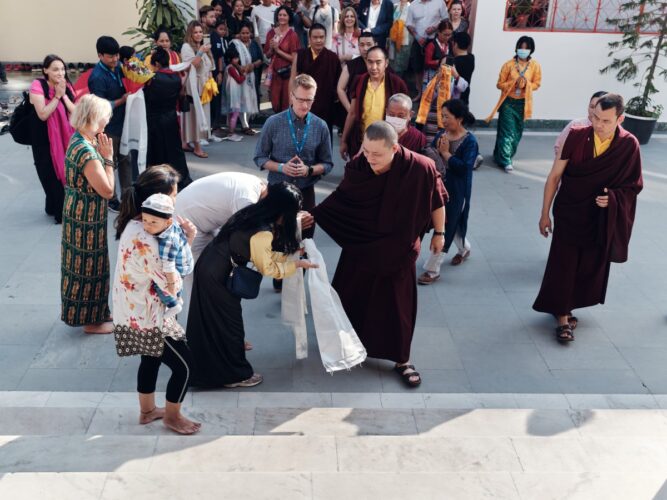 Thaye Dorje, His Holiness the 17th Gyalwa Karmapa, presided over the Karmapa Public Course 2023 at the Karmapa International Buddhist Institute (KIBI) from 3-10 March 2023. Photo / Tokpa Korlo