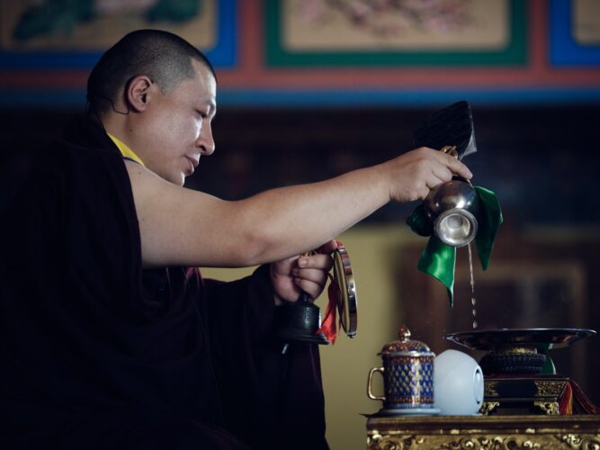 Thaye Dorje, His Holiness the 17th Gyalwa Karmapa, presided over the Karmapa Public Course 2023 at the Karmapa International Buddhist Institute (KIBI) from 3-10 March 2023. Photo / Tokpa Korlo