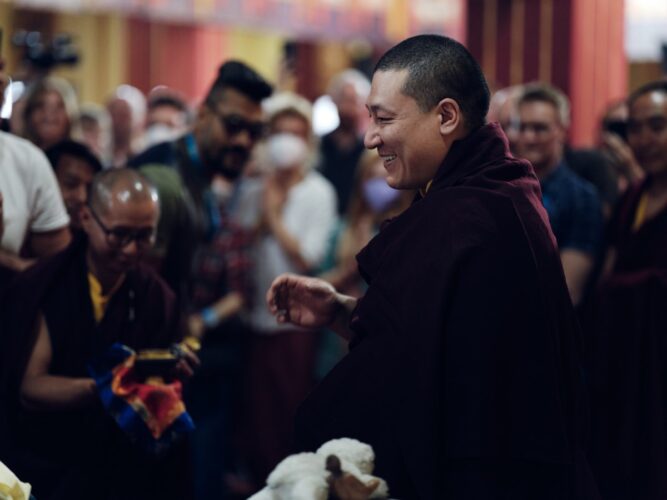 Thaye Dorje, His Holiness the 17th Gyalwa Karmapa, presided over the Karmapa Public Course 2023 at the Karmapa International Buddhist Institute (KIBI) from 3-10 March 2023. Photo / Tokpa Korlo