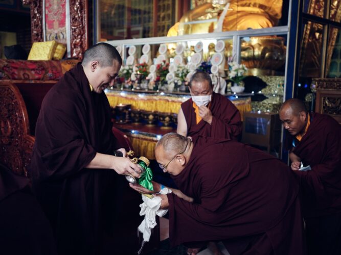 Thaye Dorje, His Holiness the 17th Gyalwa Karmapa, presided over the Karmapa Public Course 2023 at the Karmapa International Buddhist Institute (KIBI) from 3-10 March 2023. Photo / Tokpa Korlo