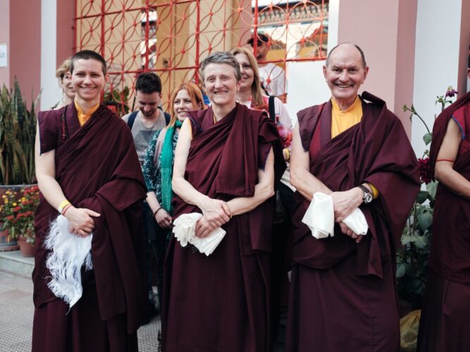 Thaye Dorje, His Holiness the 17th Gyalwa Karmapa, presided over the Karmapa Public Course 2023 at the Karmapa International Buddhist Institute (KIBI) from 3-10 March 2023. Photo / Tokpa Korlo