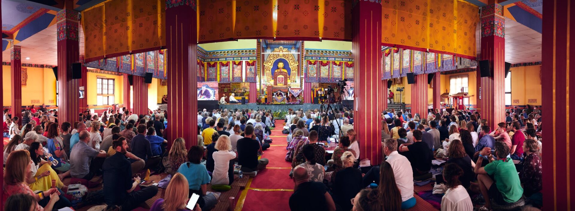 Thaye Dorje, His Holiness the 17th Gyalwa Karmapa, presided over the Karmapa Public Course 2023 at the Karmapa International Buddhist Institute (KIBI) from 3-10 March 2023. Photo / Tokpa Korlo