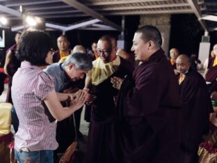 Thaye Dorje, His Holiness the 17th Gyalwa Karmapa, meets with devotees and grants teachings and an empowerment at Karma Kagyu Monastery in Tainan, Taiwan. Photo / Tokpa Korlo