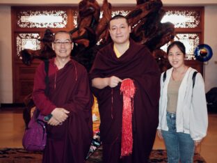 Thaye Dorje, His Holiness the 17th Gyalwa Karmapa, meets with devotees and grants teachings and an empowerment at Karma Kagyu Monastery in Tainan, Taiwan. Photo / Tokpa Korlo