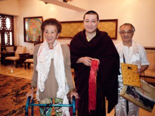 Thaye Dorje, His Holiness the 17th Gyalwa Karmapa, meets with devotees and grants teachings and an empowerment at Karma Kagyu Monastery in Tainan, Taiwan. Photo / Tokpa Korlo