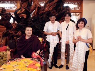 Thaye Dorje, His Holiness the 17th Gyalwa Karmapa, meets with devotees and grants teachings and an empowerment at Karma Kagyu Monastery in Tainan, Taiwan. Photo / Tokpa Korlo