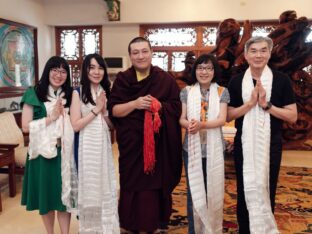 Thaye Dorje, His Holiness the 17th Gyalwa Karmapa, meets with devotees and grants teachings and an empowerment at Karma Kagyu Monastery in Tainan, Taiwan. Photo / Tokpa Korlo