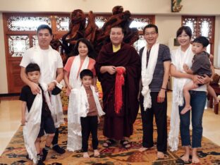 Thaye Dorje, His Holiness the 17th Gyalwa Karmapa, meets with devotees and grants teachings and an empowerment at Karma Kagyu Monastery in Tainan, Taiwan. Photo / Tokpa Korlo