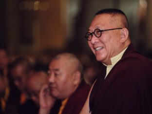Thaye Dorje, His Holiness the 17th Gyalwa Karmapa, meets with devotees and grants teachings and an empowerment at Karma Kagyu Monastery in Tainan, Taiwan. Photo / Tokpa Korlo