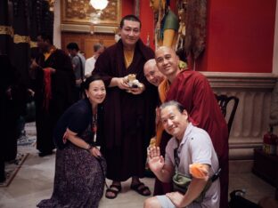 Thaye Dorje, His Holiness the 17th Gyalwa Karmapa, meets with devotees and grants teachings and an empowerment at Karma Kagyu Monastery in Tainan, Taiwan. Photo / Tokpa Korlo