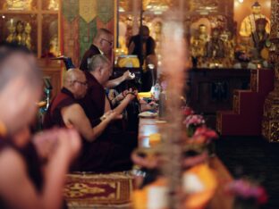 Mahakala empowerment, Rabne ceremony and audiences in Tainan, Taiwan. Photo / Tokpa Korlo