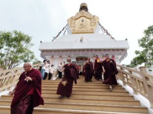 Mahakala empowerment, Rabne ceremony and audiences in Tainan, Taiwan. Photo / Tokpa Korlo