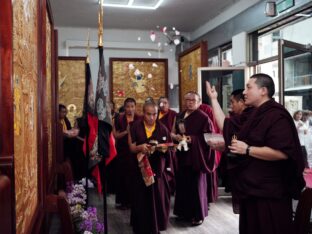 Mahakala empowerment, Rabne ceremony and audiences in Tainan, Taiwan. Photo / Tokpa Korlo